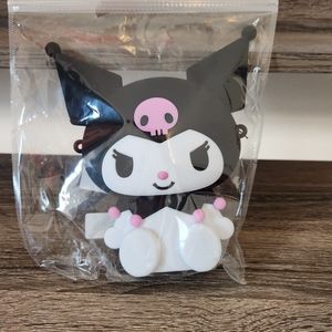 Sanrio Kuromi Silicone Purse Bag Full Body Kuromi Magic! NIB